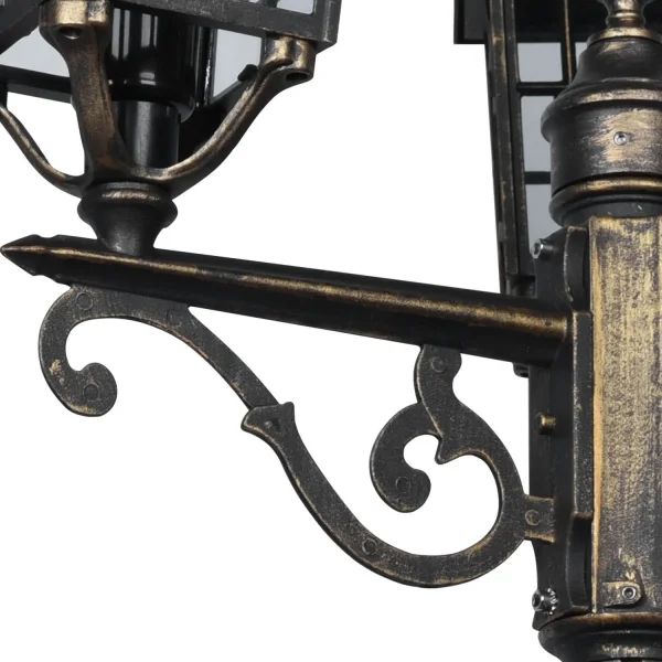 FAROLA DE EXTERIOR E27 IP44 ÓXIDO 200CM VALESKA