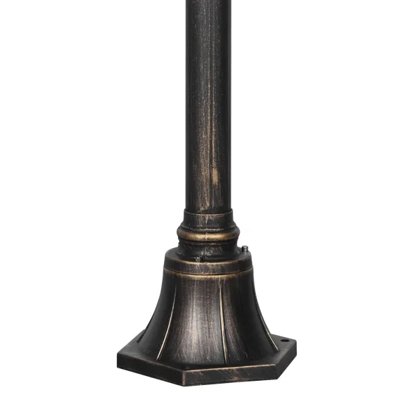 FAROLA DE EXTERIOR E27 IP44 ÓXIDO 200CM VALESKA