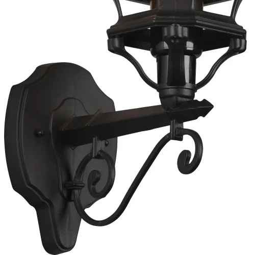 APLIQUE EXTERIOR ASCENDENTE E27 IP44 NEGRO ELOWEN