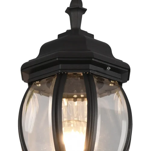 APLIQUE EXTERIOR ASCENDENTE E27 IP44 NEGRO ELOWEN