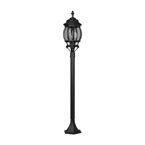 FAROL DE EXTERIOR E27 IP44 100CM NEGRO ELOWEN