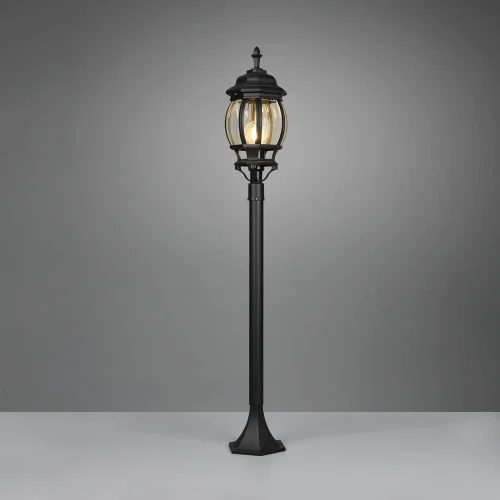 FAROL DE EXTERIOR E27 IP44 100CM NEGRO ELOWEN