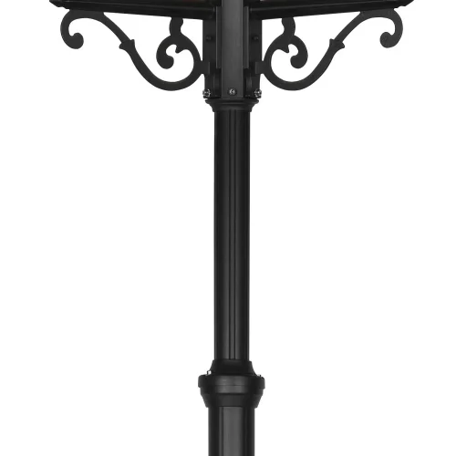 FAROLA DE EXTERIOR E27 IP44 200CM NEGRO ELOWEN