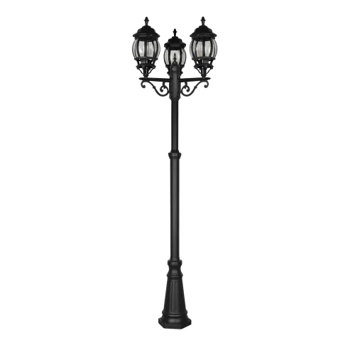 FAROLA DE EXTERIOR E27 IP44 200CM NEGRO ELOWEN