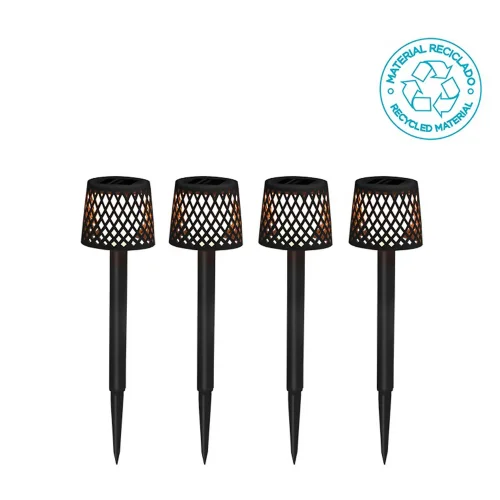 PICA SOLAR PACK 4 UDS GRETITA NEGRO IP44 PICA SOLAR PACK 4 UDS GRETITA NEGRO IP44