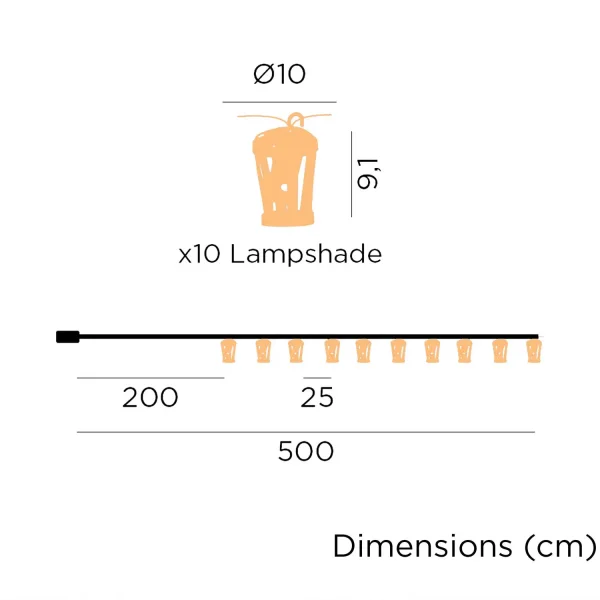 GUIRNALDA CABLE HIAMA BAMBÚ IP44 GUIRNALDA CABLE HIAMA BAMBÚ IP44