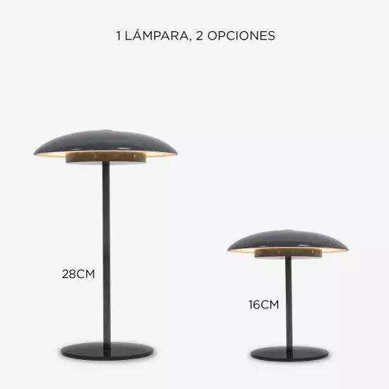 LÁMPARA DE MESA EXTERIOR IP44 BATERIA ANTRACITA SARDINIA 30 2