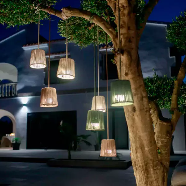 LÁMPARA COLGANTE CONTA MINI HANG BLANCO