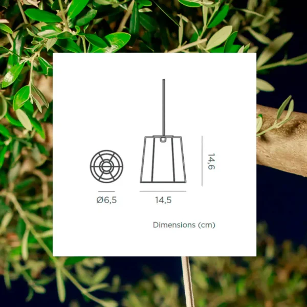 LÁMPARA COLGANTE CONTA MINI HANG VERDE