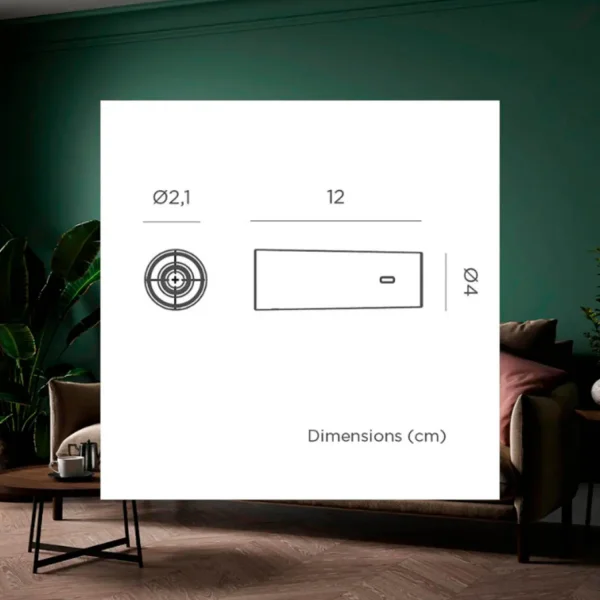 APLIQUE SIN CABLES BATERIA RECARGABLE BLANCO ROLL 4