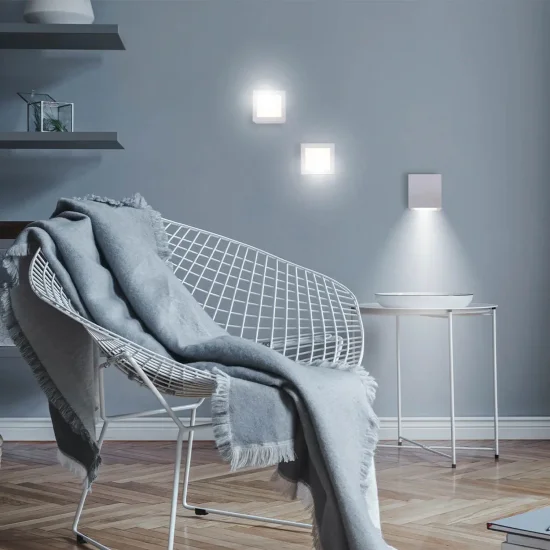 APLIQUE DE PARED SIN CABLES IP20 BLANCO BOX 8 2