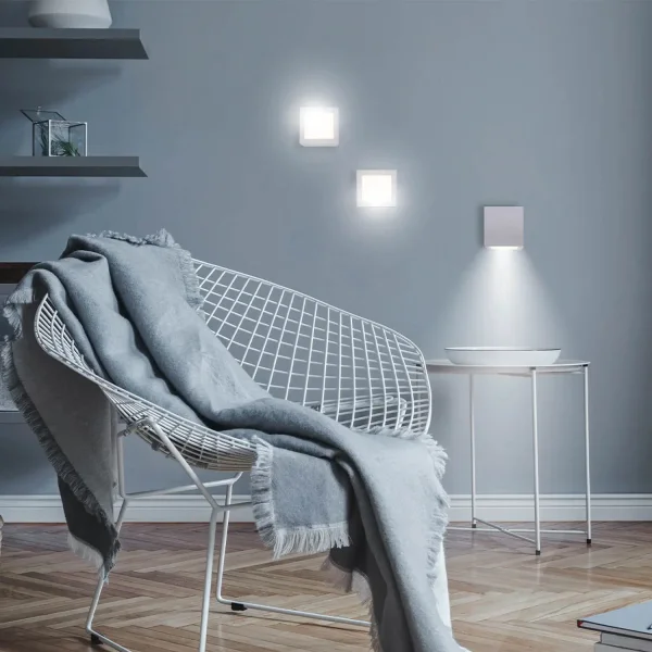 APLIQUE DE PARED SIN CABLES IP20 BLANCO BOX 8