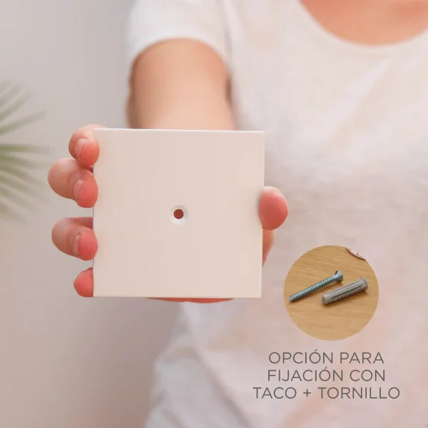 APLIQUE DE PARED SIN CABLES IP20 NEGRO BOX 8