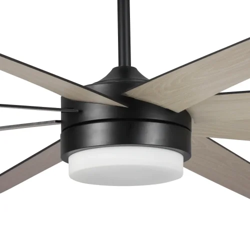 VENTILADOR DE TECHO LED 24W REGULABLE 8 ASPAS MOTOR DC SOLEI