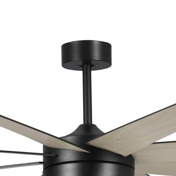 VENTILADOR DE TECHO LED 24W REGULABLE 8 ASPAS MOTOR DC SOLEI