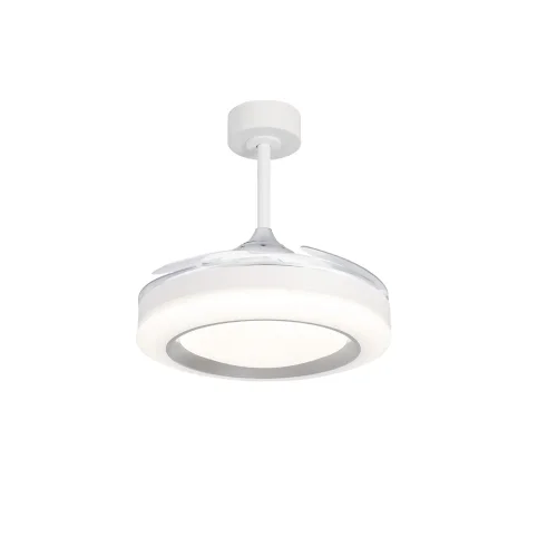 VENTILADOR DE TECHO LED 35W REGULABLE 4 ASPAS PLEGABLES MOTOR DC ODENSE