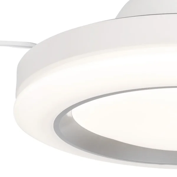 VENTILADOR DE TECHO LED 35W REGULABLE 4 ASPAS PLEGABLES MOTOR DC ODENSE