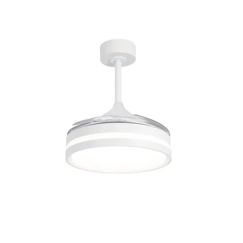 VENTILADOR DE TECHO LED 24W REGULABLE 4 ASPAS PLEGABLES MOTOR DC TRIANA