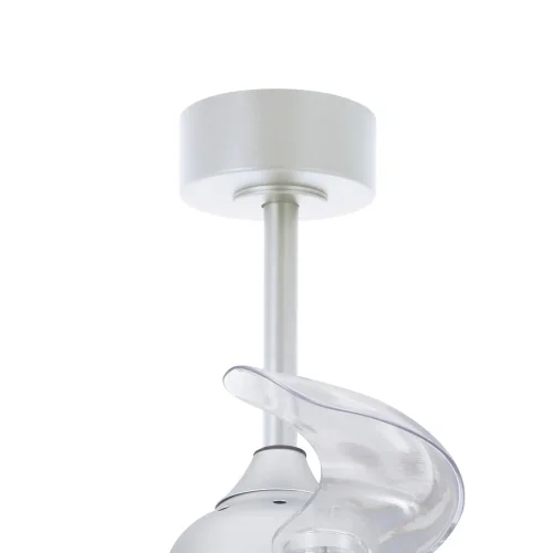 VENTILADOR DE TECHO LED 24W REGULABLE PLATA 4 ASPAS PLEGABLES MOTOR DC PALMA