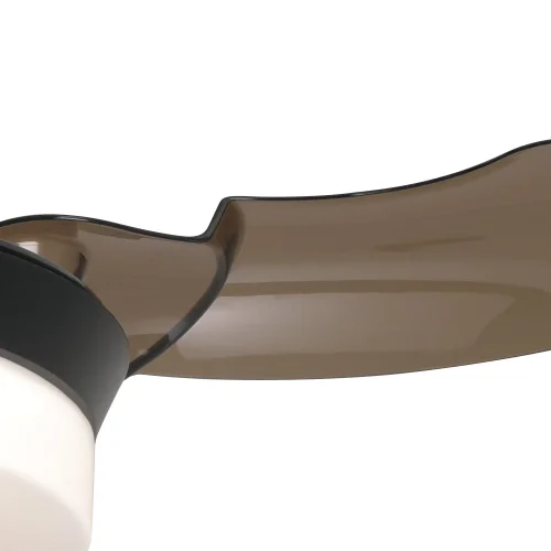 VENTILADOR DE TECHO LED 24W REGULABLE NEGRO 4 ASPAS PLEGABLES GERALDTON