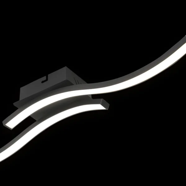 PLAFÓN DE TECHO LED 14 W 4000K NEGRO EVANDER