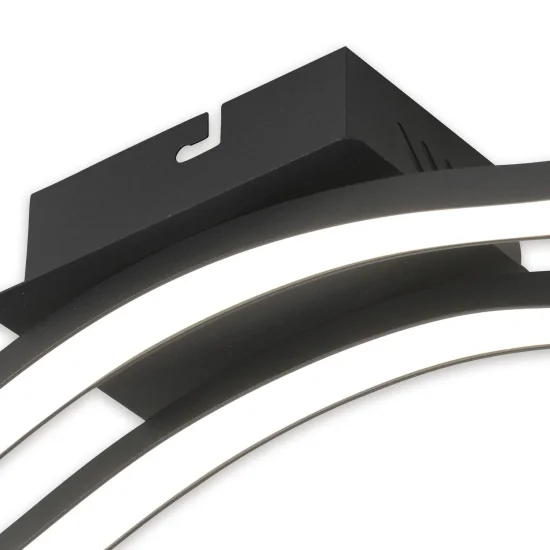 PLAFÓN DE TECHO LED 14 W 4000K NEGRO EVANDER 2