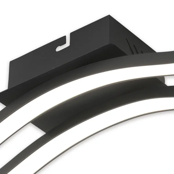 PLAFÓN DE TECHO LED 14 W 4000K NEGRO EVANDER