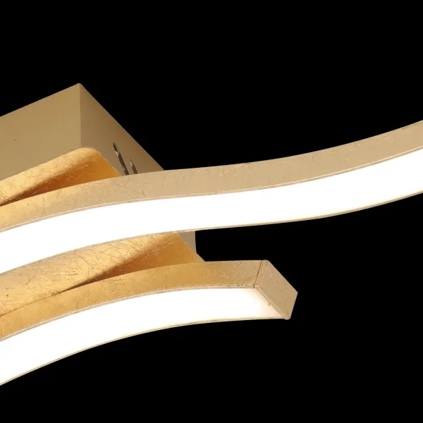 PLAFÓN DE TECHO LED 14 W 4000K PAN DE ORO EVANDER