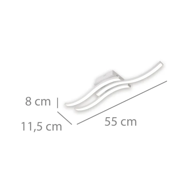 PLAFÓN DE TECHO LED 20 W 4000K BLANCO EVANDER