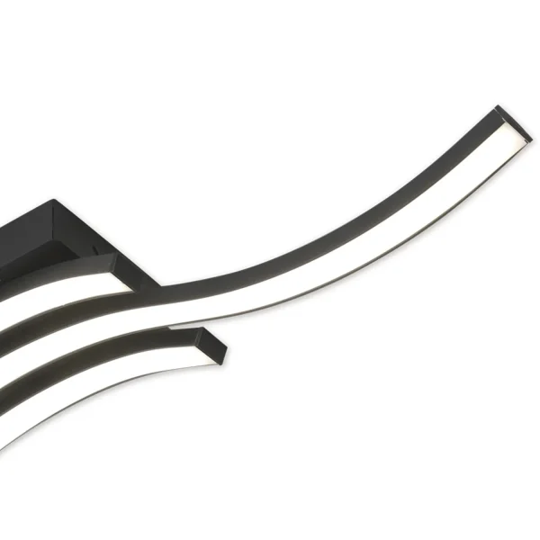 PLAFÓN DE TECHO LED 20 W 4000K NEGRO EVANDER