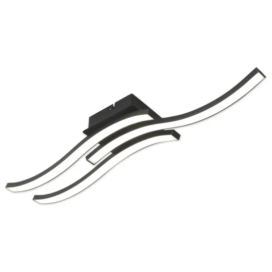 PLAFÓN DE TECHO LED 20 W 4000K NEGRO EVANDER