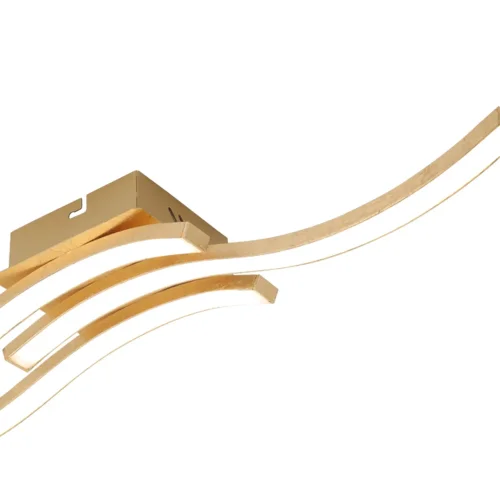 PLAFÓN DE TECHO LED 20 W 4000K PAN DE ORO EVANDER