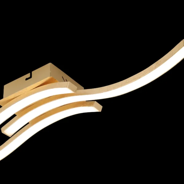 PLAFÓN DE TECHO LED 20 W 4000K PAN DE ORO EVANDER