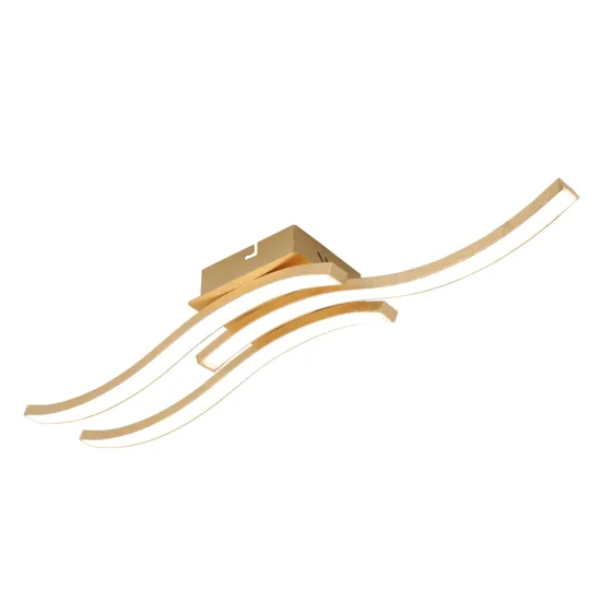 PLAFÓN DE TECHO LED 20 W 4000K PAN DE ORO EVANDER