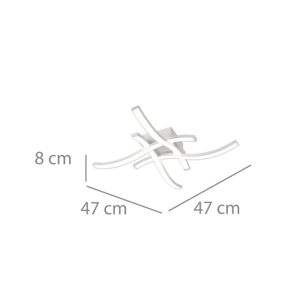 PLAFÓN LED 22 W 4000K BLANCO EVANDER