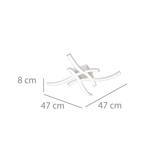 PLAFÓN LED 22 W 4000K BLANCO EVANDER