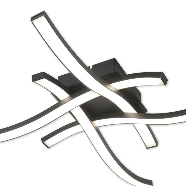 PLAFÓN LED 22 W 4000K NEGRO EVANDER