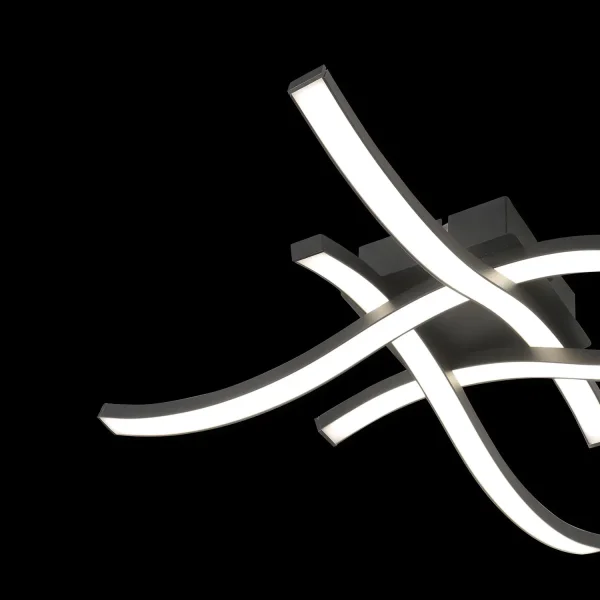 PLAFÓN LED 22 W 4000K NEGRO EVANDER