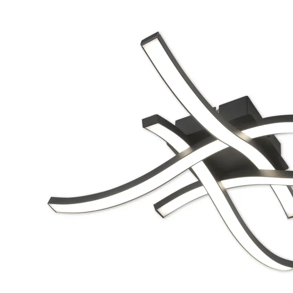 PLAFÓN LED 22 W 4000K NEGRO EVANDER