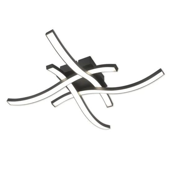 PLAFÓN LED 22 W 4000K NEGRO EVANDER