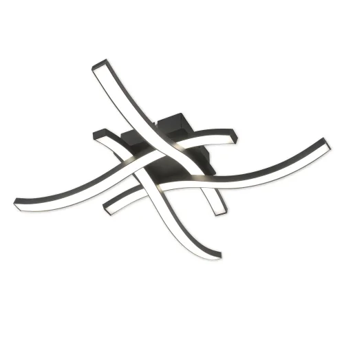 PLAFÓN LED 22 W 4000K NEGRO EVANDER