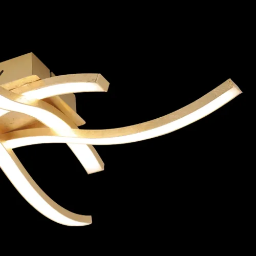 PLAFÓN LED 22 W 4000K PAN DE ORO EVANDER