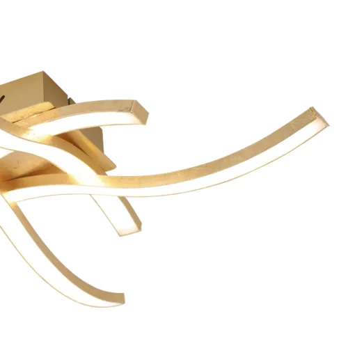 PLAFÓN LED 22 W 4000K PAN DE ORO EVANDER