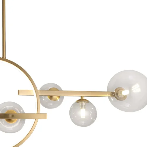 LÁMPARA DE TECHO 8 LUCES HIERRO ORO NICOLETTA