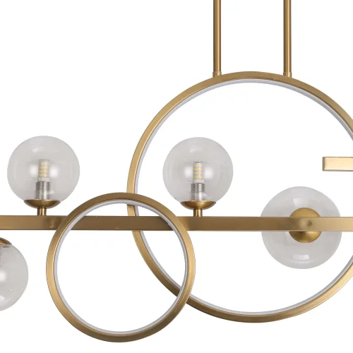 LÁMPARA DE TECHO 8 LUCES HIERRO ORO NICOLETTA