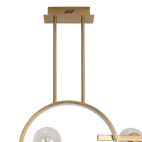 LÁMPARA DE TECHO 8 LUCES HIERRO ORO NICOLETTA