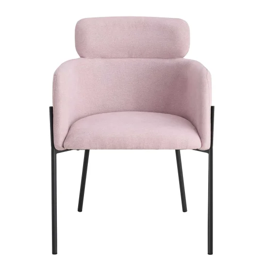 SILLÓN TAPIZADO ROSA PASTEL COSMO 2