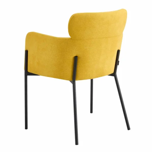 SILLÓN TAPIZADO MOSTAZA COSMO