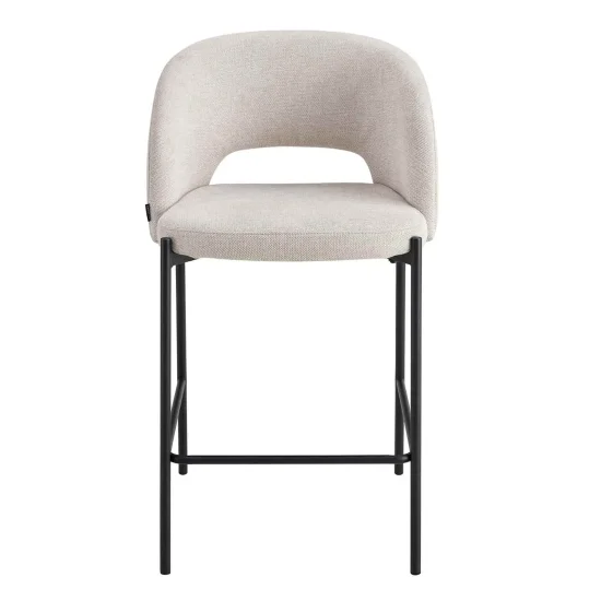 TABURETE TAPIZADO ARENA CLOTILDE 2