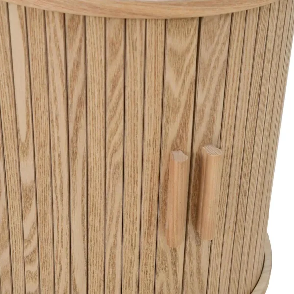 MESITA REDONDA RAYAS NATURAL ROYCE